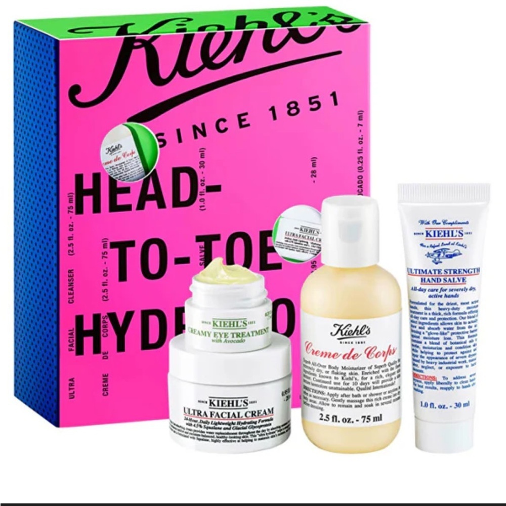 New! Kiehl's Head-to-Toe Hydrators Set